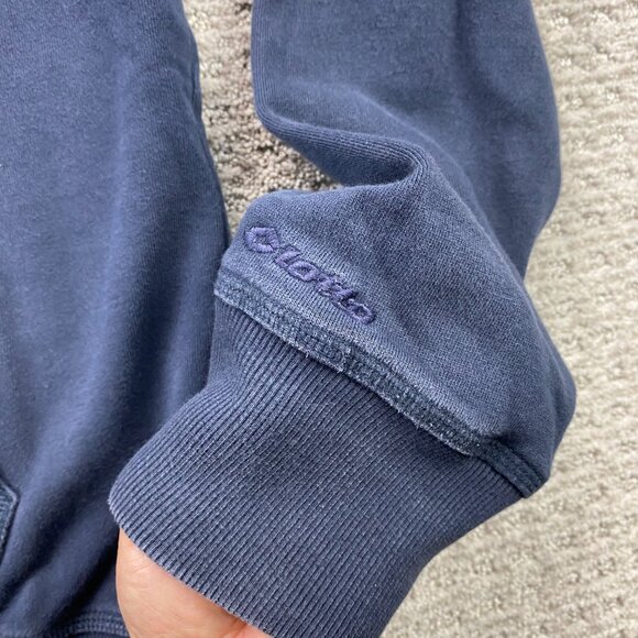 Lotto Sweater Men Extra Large XL Navy Blue Full Zip Venezia Tennis Club TROFEO - Picture 2 of 10